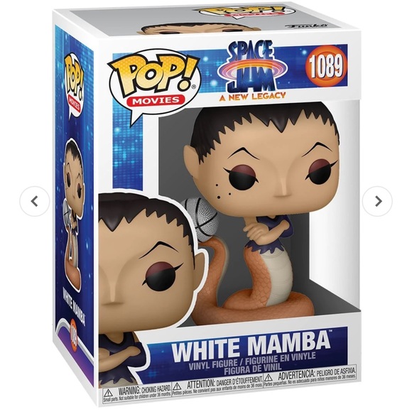 Funko Pop! Vinyl: Space Jam - White Mamba #1089 NEW IN BOX - Picture 7 of 7